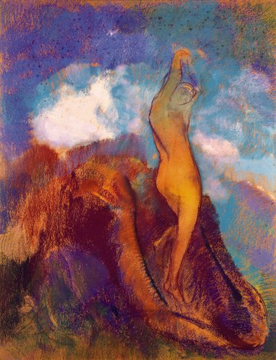 金星の誕生、1912（紙にパステル） 作： Odilon Redon